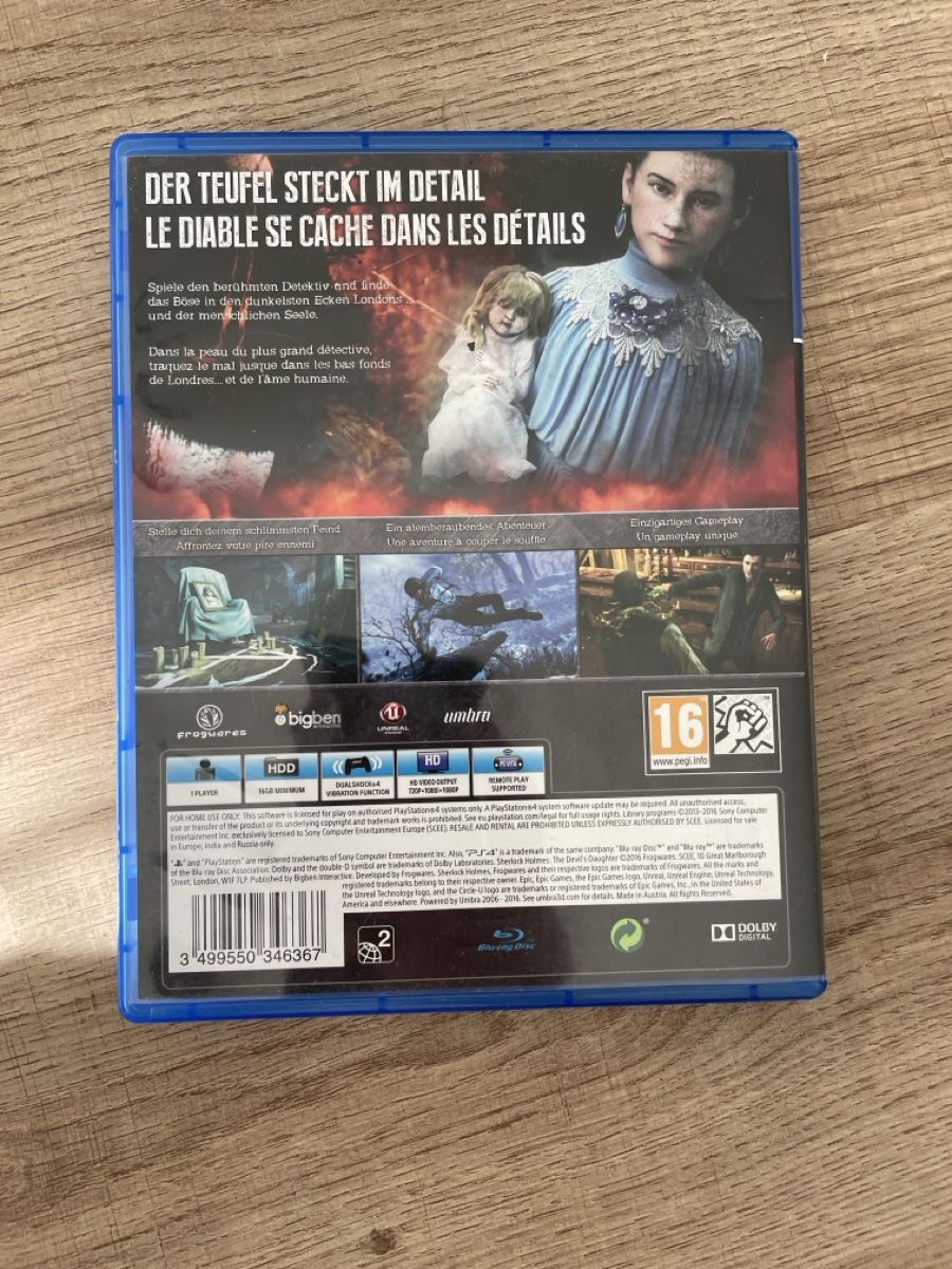 Giochi: Sherlock Holmes Devils Daughter Ps4 – Usato da Hagendorn venduto da masterchieff 1