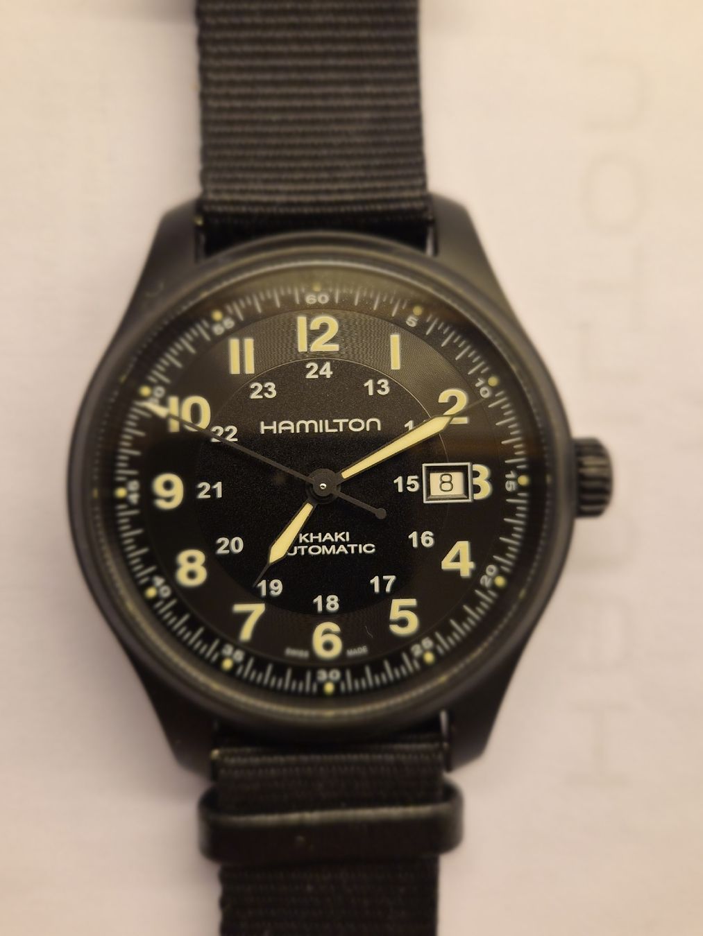 Hamilton Montres: Hamilton Khaki Field Titanium Automatic – D'occasion à Oberglatt ZH par Hamilton 2