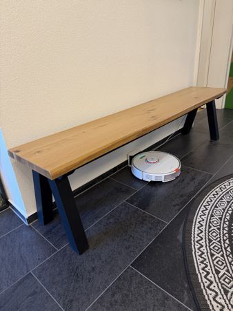 Sitzbank  naturfarben/schwarz