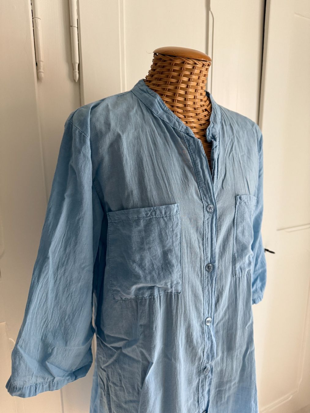 Vestiti: Blusenkleid hellblau locker S – Usato da Zürich venduto da Diazaio 1