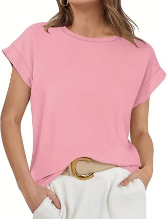 DAMEN T-SHIRT - PINK - NEU - GRÖSSE 2XL