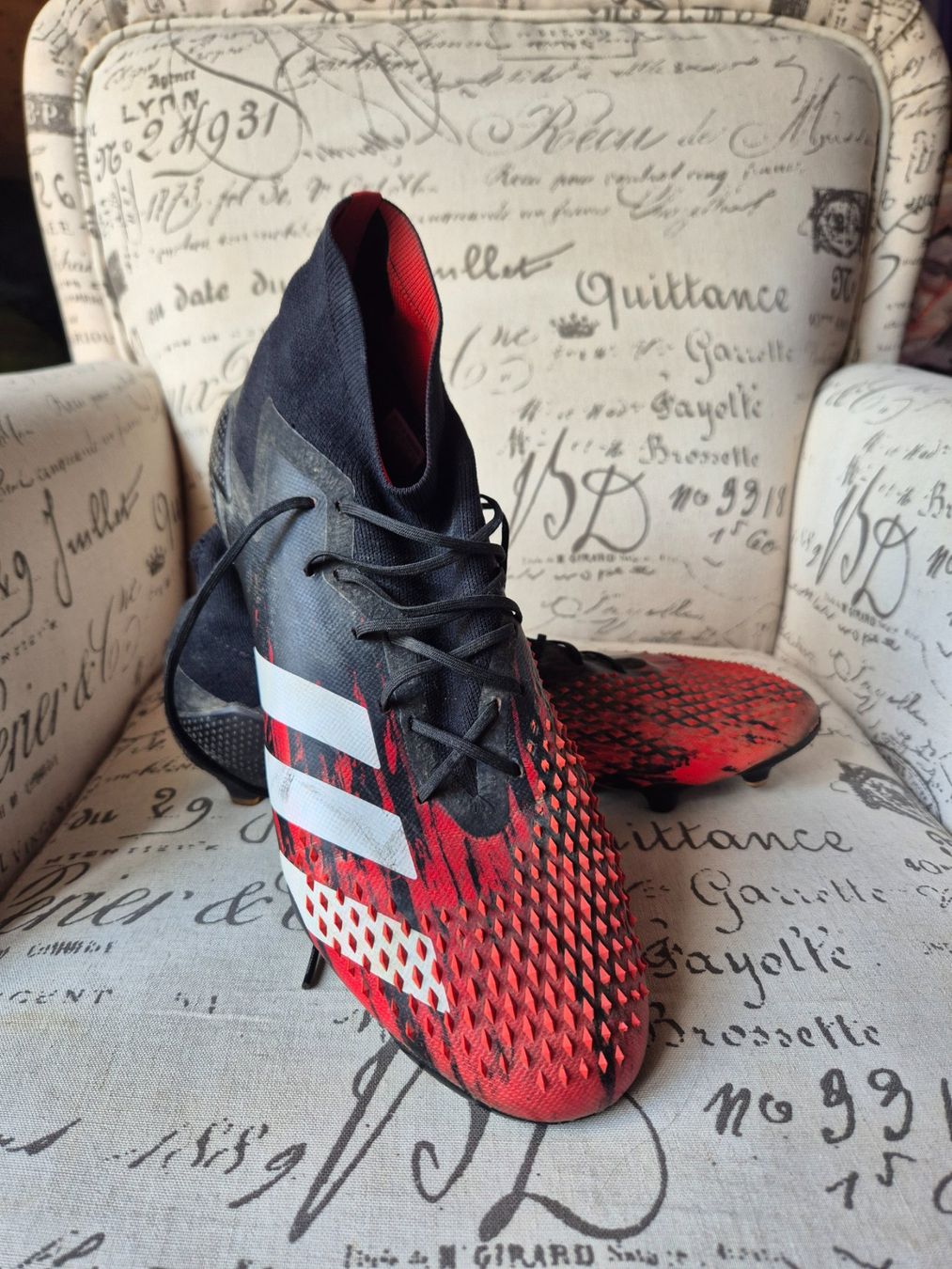 Adidas Herrenschuhe: Adidas Predator Mutator 20.1 Black Active Red – Gebraucht aus Rüthi (Rheintal) von gabrielbru