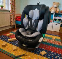 ISOFIX Autositz iSize 40-150cm ECE R129 GRAU/SCHWARZ NEU