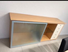 Sideboard Holzoptik mit Schiebetür und Schubladen