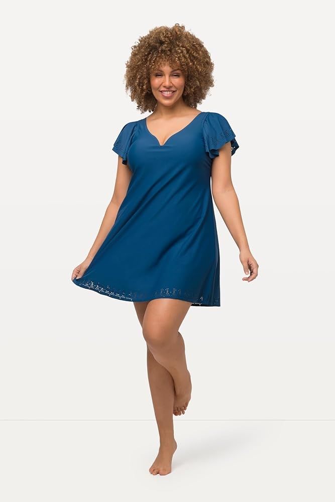 Costumi da bagno & Bikini: Badekleid, Figurformend, Dunkelblau, Gr. 52, Ulla Popken – Usato da Obfelden venduto da sab_gk9c 3