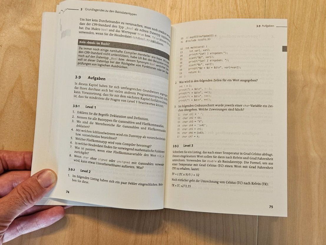 Libri: C Programmierung lernen: Grundkurs – Usato da Lenk im Simmental venduto da oli66661 3