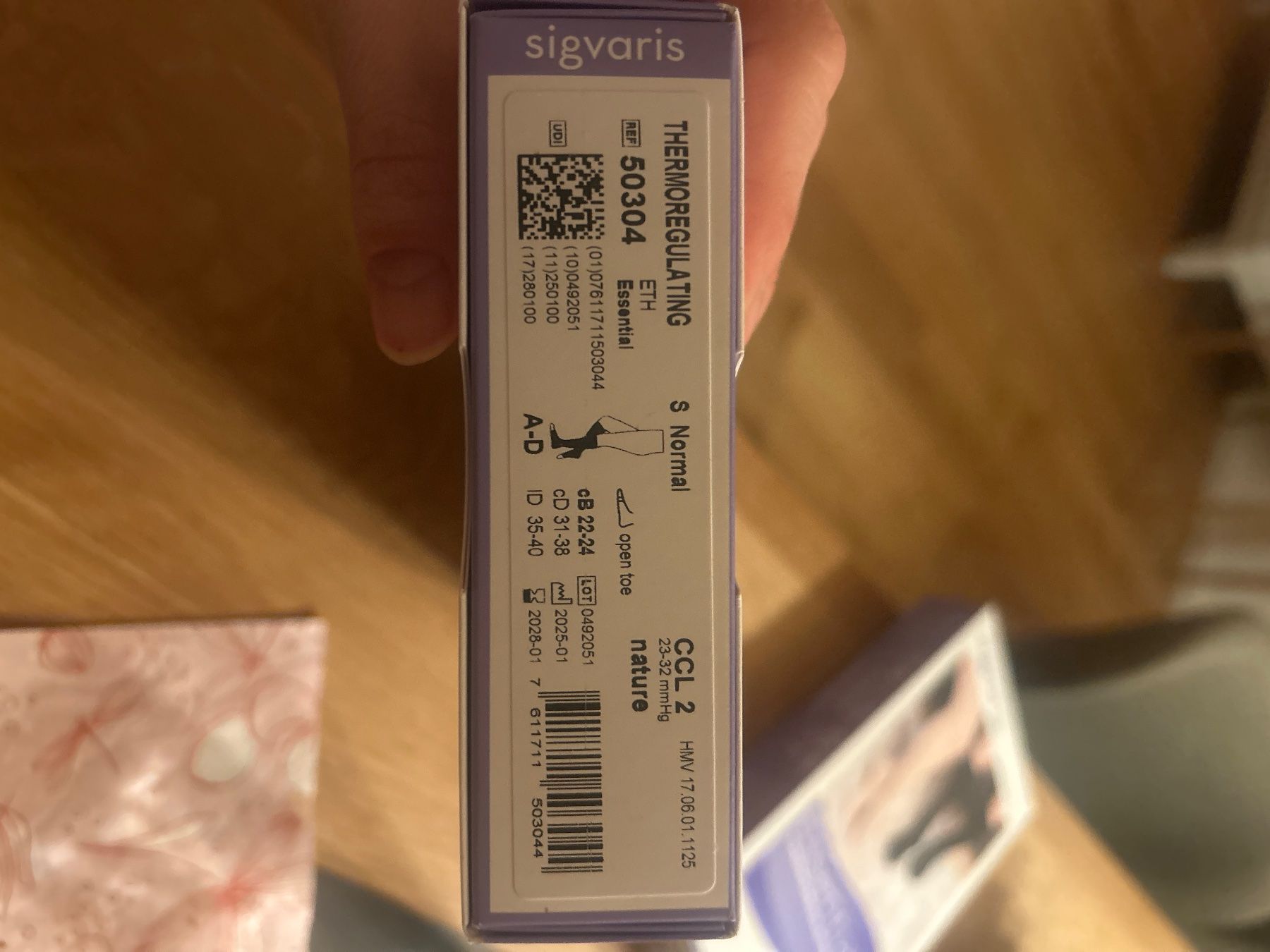 Calze & Collant: Sigvaris Essential Kompressionsstrümpfe, Neu, Grösse S – Nuovo e nell'imballaggio originale da Zollikon venduto da alessandra2m 4
