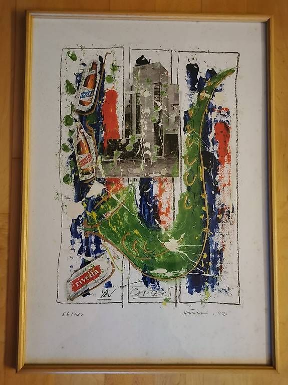 Grafica & Litografie: Rivella Originallithografie 1992 – Usato da Lauerz venduto da Power-Angel