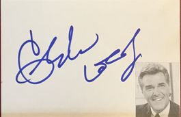 Chuck Woolery 1941-24Autogramm signiert Karte m.Bild 10x15cm