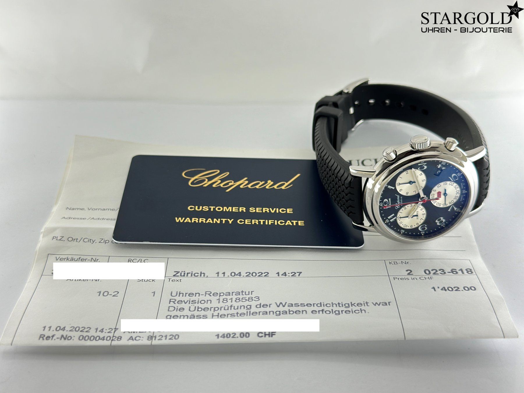 Chopard Orologi: Chopard Mille Miglia Chronograph - 8271 – Usato da Zürich venduto da Stargold-Uhren 8