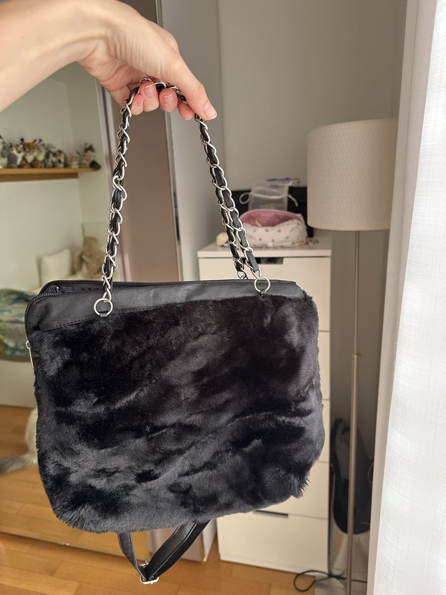 Borse da donna: Bag black fur – Nuovo (secondo la descrizione) da Gordola venduto da EleSecondHand-TCG