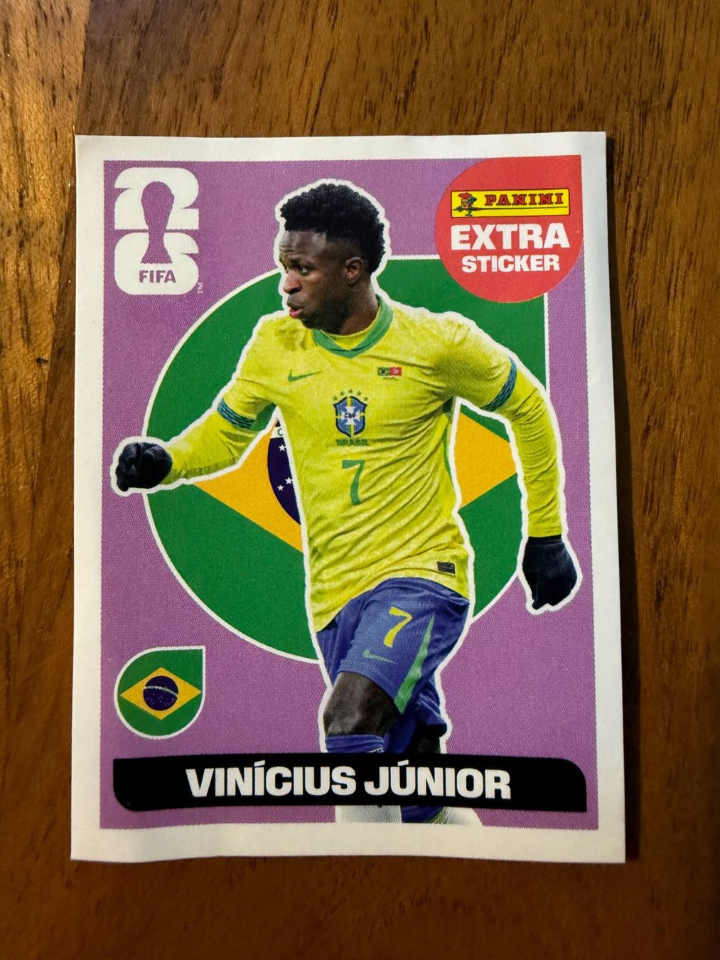 Panini Carte collezionabili: Panini WM 2026 - Vinicius Junior Extra Sticker – Nuovo (secondo la descrizione) da Worb venduto da Tyadi