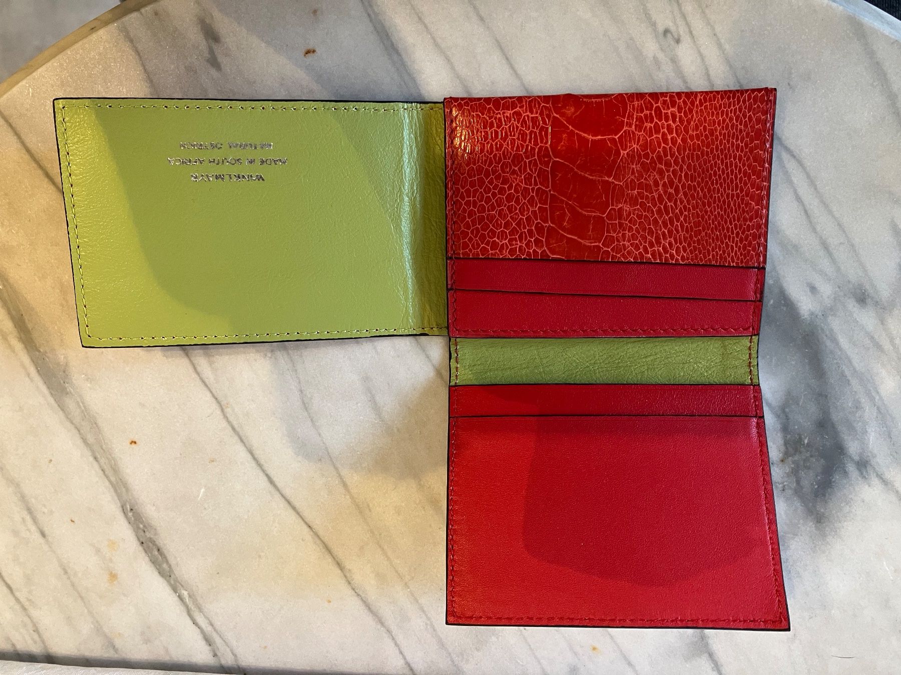 Brieftaschen: Neu Echtlederportemonnaie Straussenleder – Neu (gemäss Beschreibung) aus Herrliberg von spunggi 5