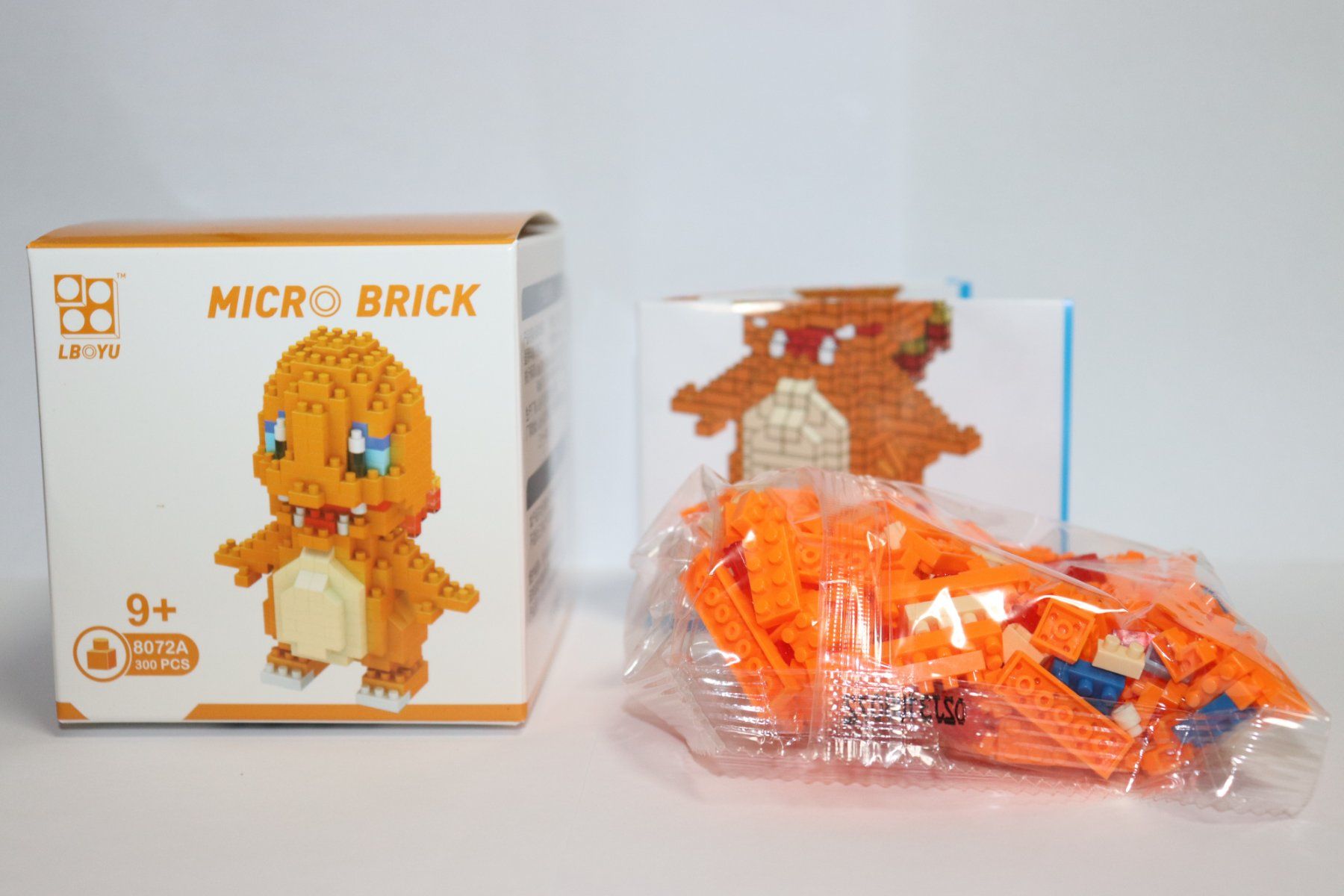 Pokémon Statuette: Pokémon Micro Brick Glumanda Charmander Bausteine 300 Teile – Nuovo e nell'imballaggio originale da Bern venduto da Maxdamato 2