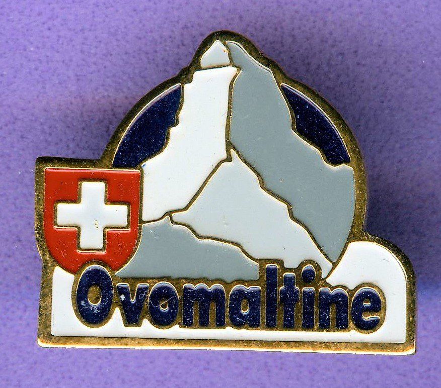 Ovomaltine Placchette & Badge: Ovomaltine  MATTERHORN – Usato da Winterthur venduto da Sammleroase
