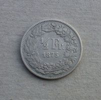 ++ 1/2 Franken 1875