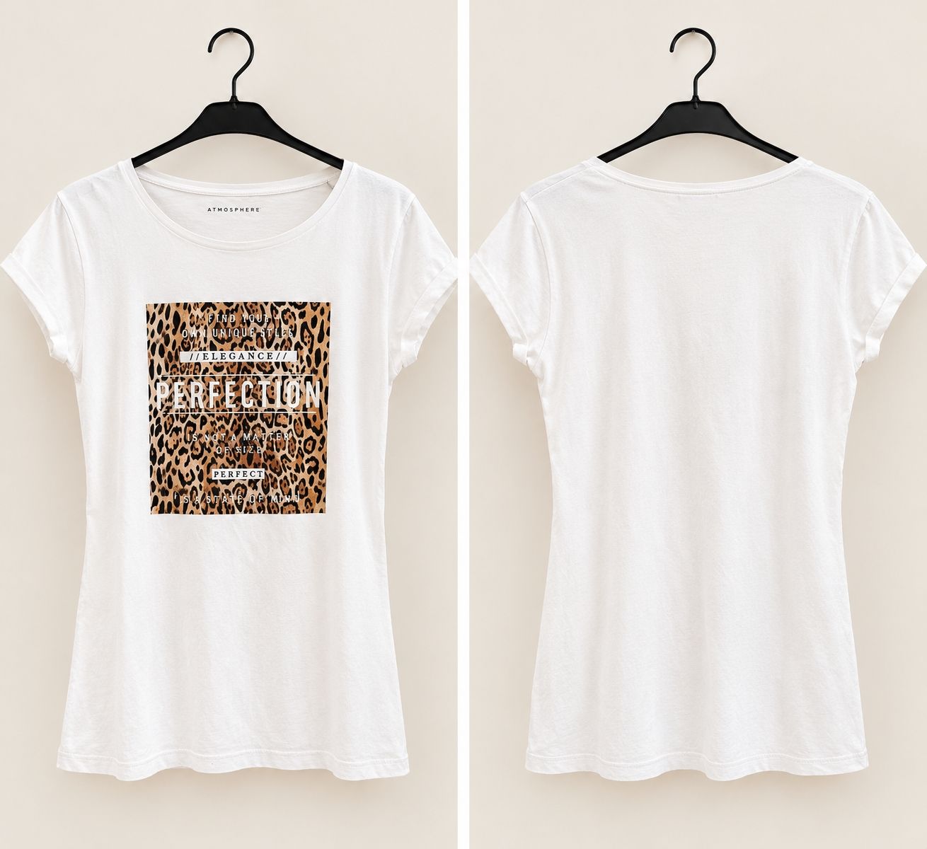 Blouses, T-shirts & Tops: Maglietta leopardata – D'occasion à Davesco-Soragno par Mia_sii