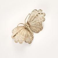 Vintage Silber Filigrane Brosche Titel 800