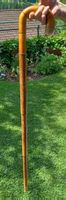 "Antiker" Systemstock / Spazierstock mit Regenschirm – Holz
