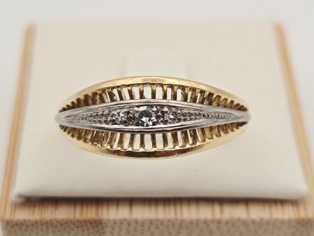 Gold 18 KT Ring Brillanten 750 Gold Gr 61