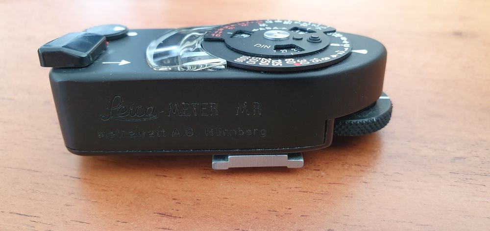 Leica Appareil photo: Leica Meter MR-4 original rar Schwarz Painting neu mit OVP – Neuf avec emballage d'origine à Zürich par Leica.C89 6