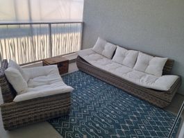Gartenlounge inkl. Kissen