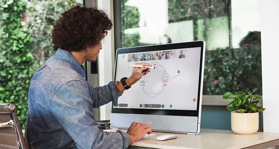 Cisco Monitor: Cisco Webex Desk Pro - RoomOS, Microsoft Teams, Zoom – Usato da Volketswil venduto da Cypog