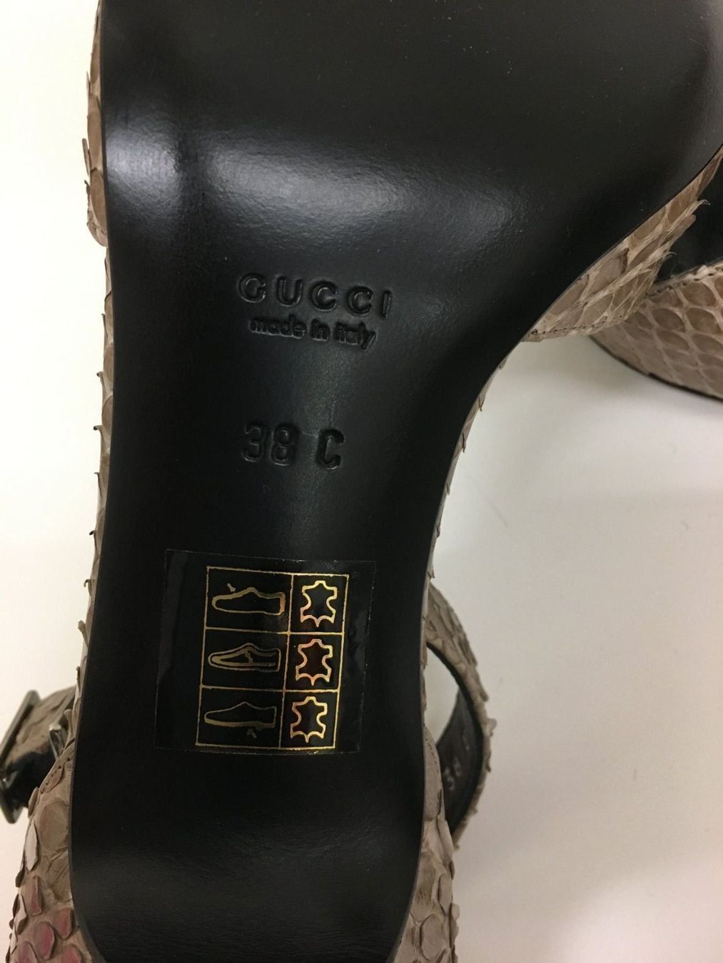 Gucci Damenschuhe: GUCCI PYTHON PUMPS, GR. 38, NEU, WUNDERSCHÖN! – Neu und originalverpackt aus Zürich von elegantissima2 9