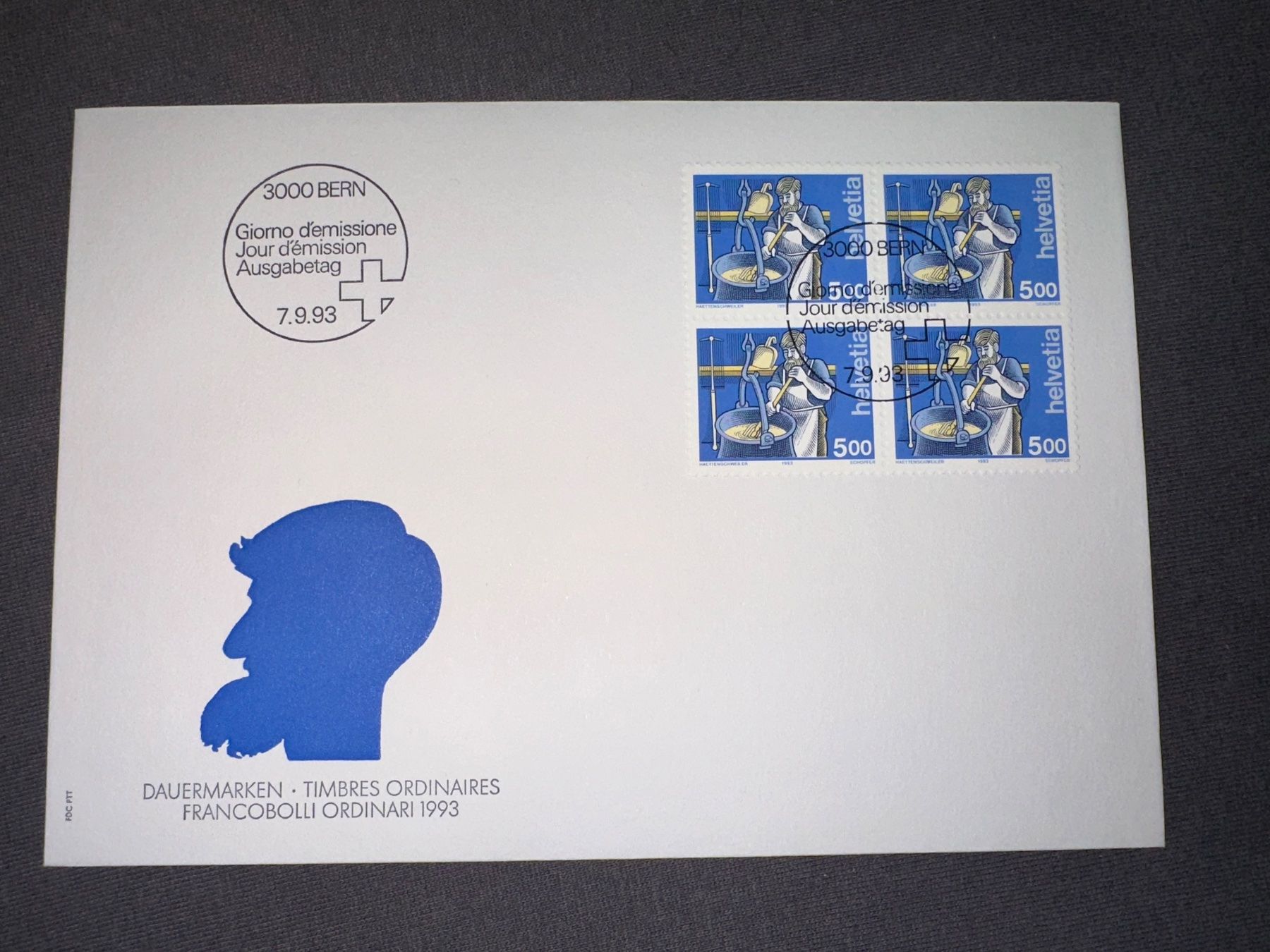 Tutti i francobolli: 1993 FDC Ersttagumschlag – Usato da Stettfurt venduto da 2442