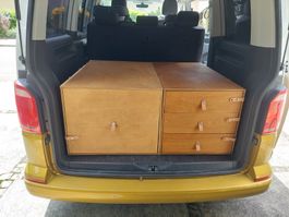 Camping Möble VW T6 3xSchublade/Kühlschrank/Wasseranlage