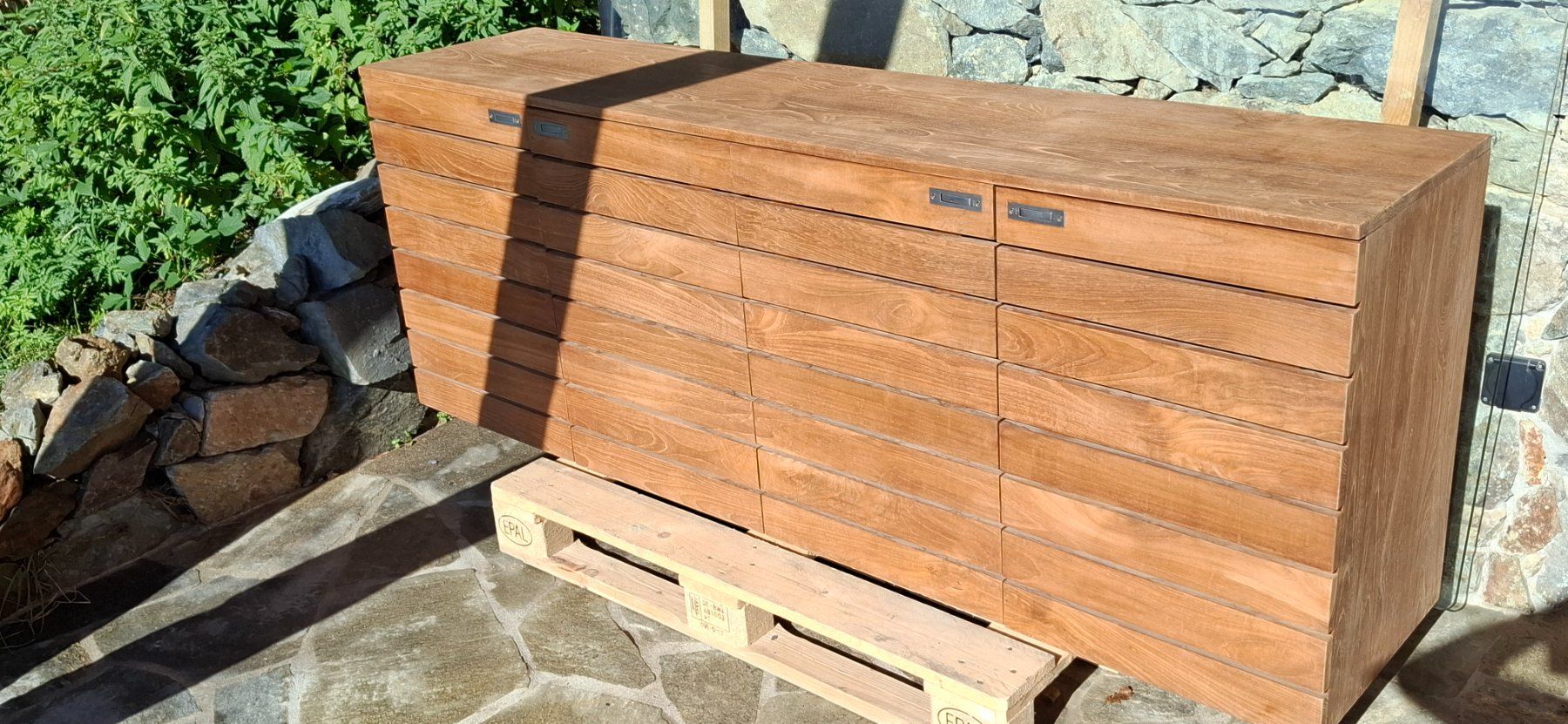 Articoli in legno: Meuble en Teck massif Horizon – Usato da Ravoire venduto da tom_ty8g 1