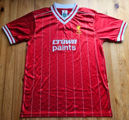 FC Liverpool Trikot Score Draw retro Gr. L LFC England Reds