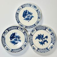 Lot 3 assiettes de collection anciennes faïence CAPUANI ESTE