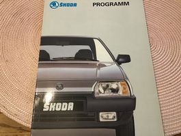 Skoda Programm 1992 Verkaufsprospekt 24 Seiten