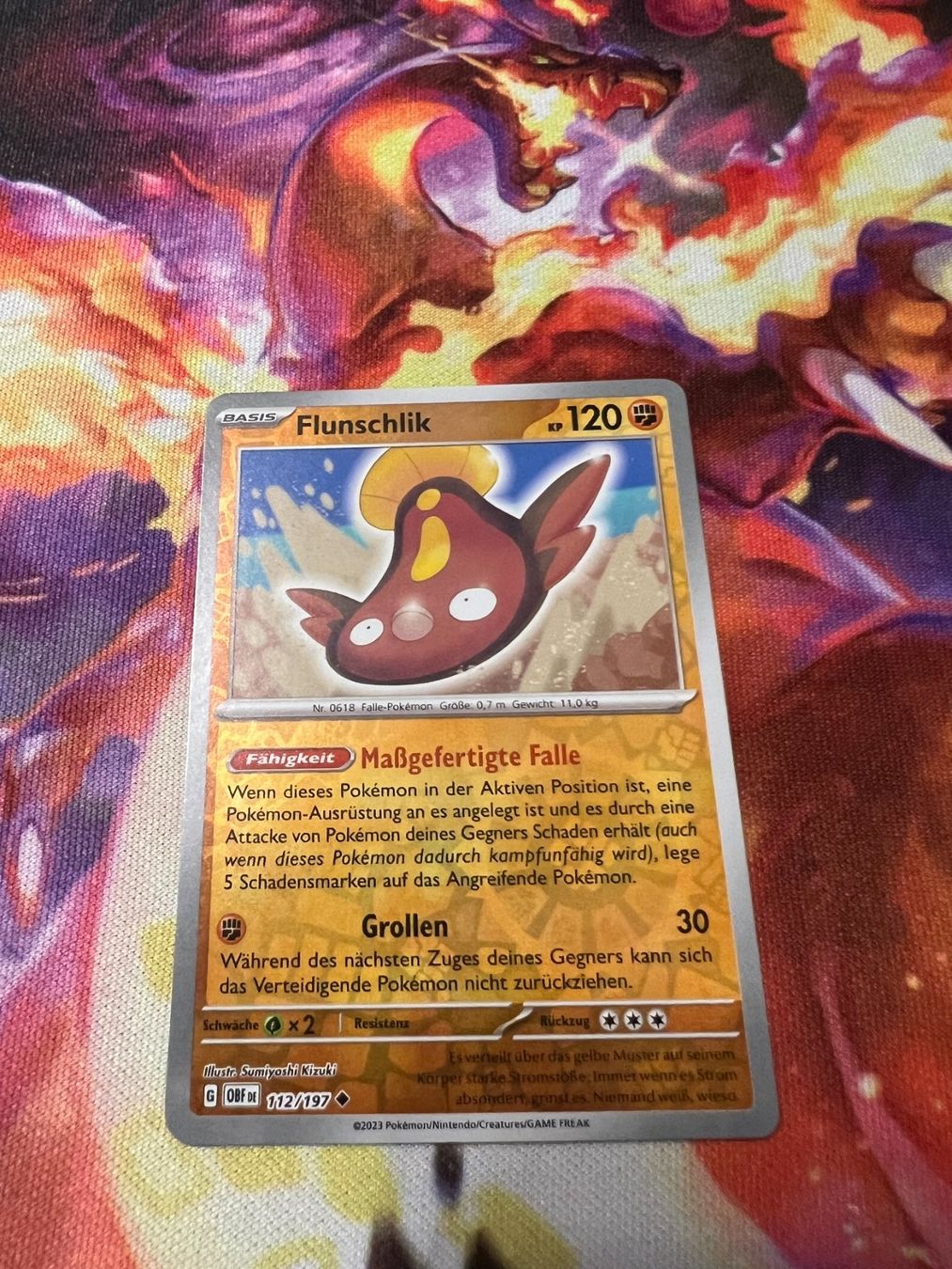 Pokémon Sammelbilder & Trading cards: Flunschlik (OBF 112) / Reverse Holo / Obsidianflammen – Neu (gemäss Beschreibung) aus Bülach von CherryBlu