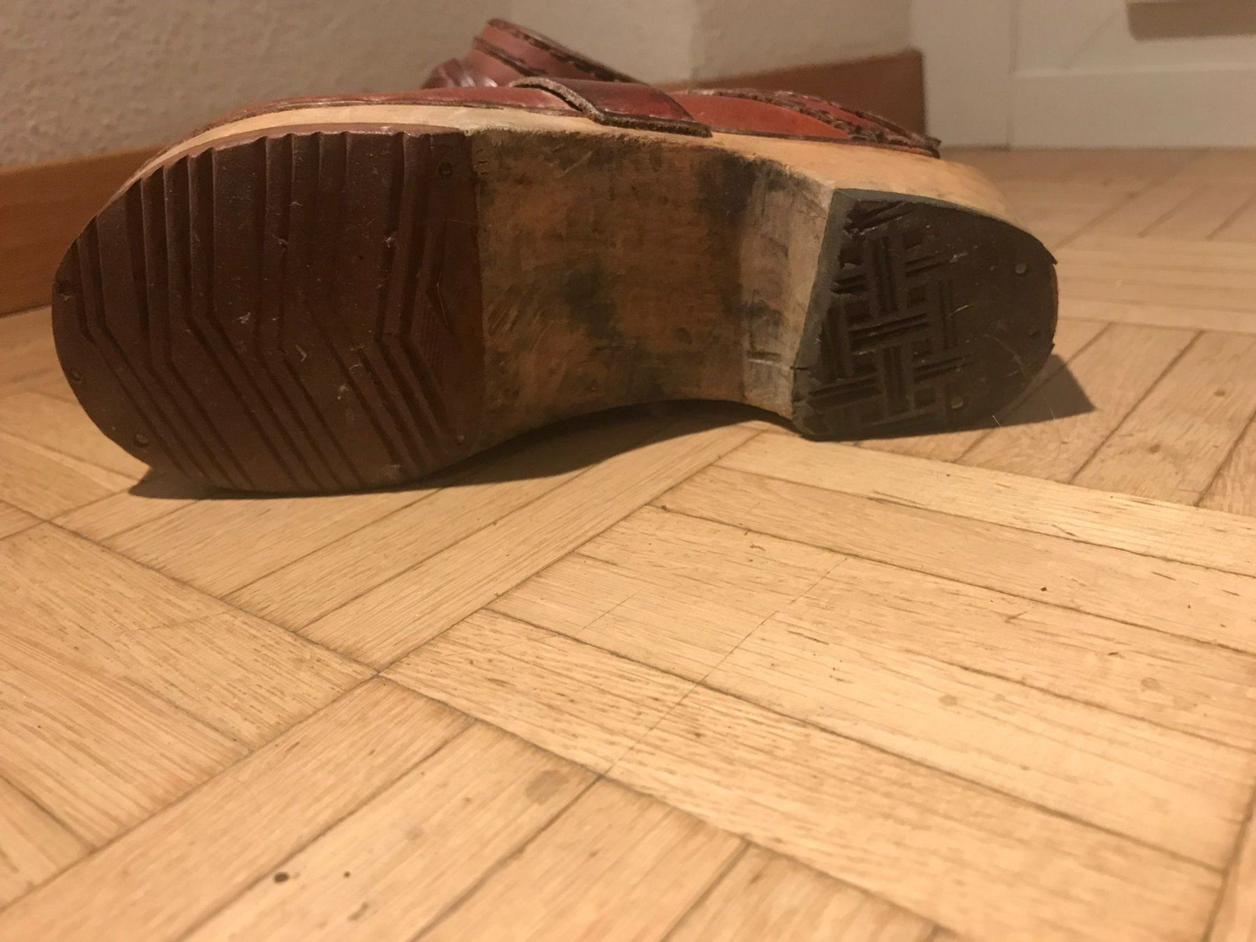 Scarpe da donna: Original Schweden Clogs Holz Schuhe, Echt Leder, Gr. 36 – Usato da Zürich venduto da strampli1216 2