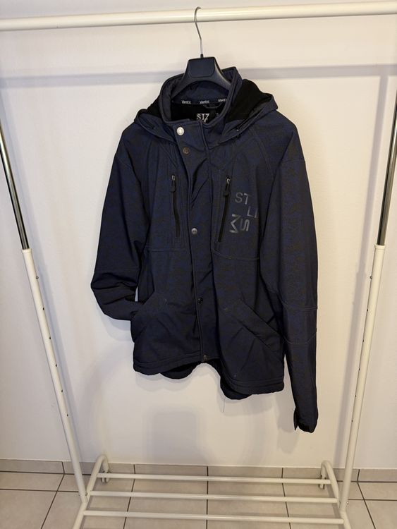 Identic Herrenjacke XXL 60/62 Dunkelblau mit Kapuze (Gebraucht) in ...
