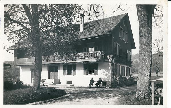 Ansichtskarten: Anstalt Männedorf,Wiesengrund,1945 – Gebraucht aus Frauenfeld von Merk52