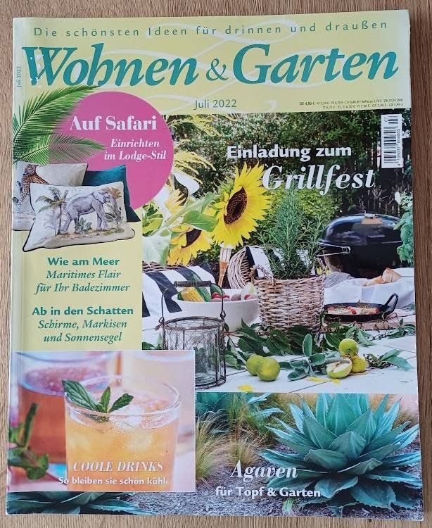 Wohnen & Garten Magazin 22/7 Wohnideen für drinnen & draußen Kaufen