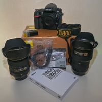 Nikon D800 36MP Vollformat Profi Set mit 16-35 u. 24-120mmf4