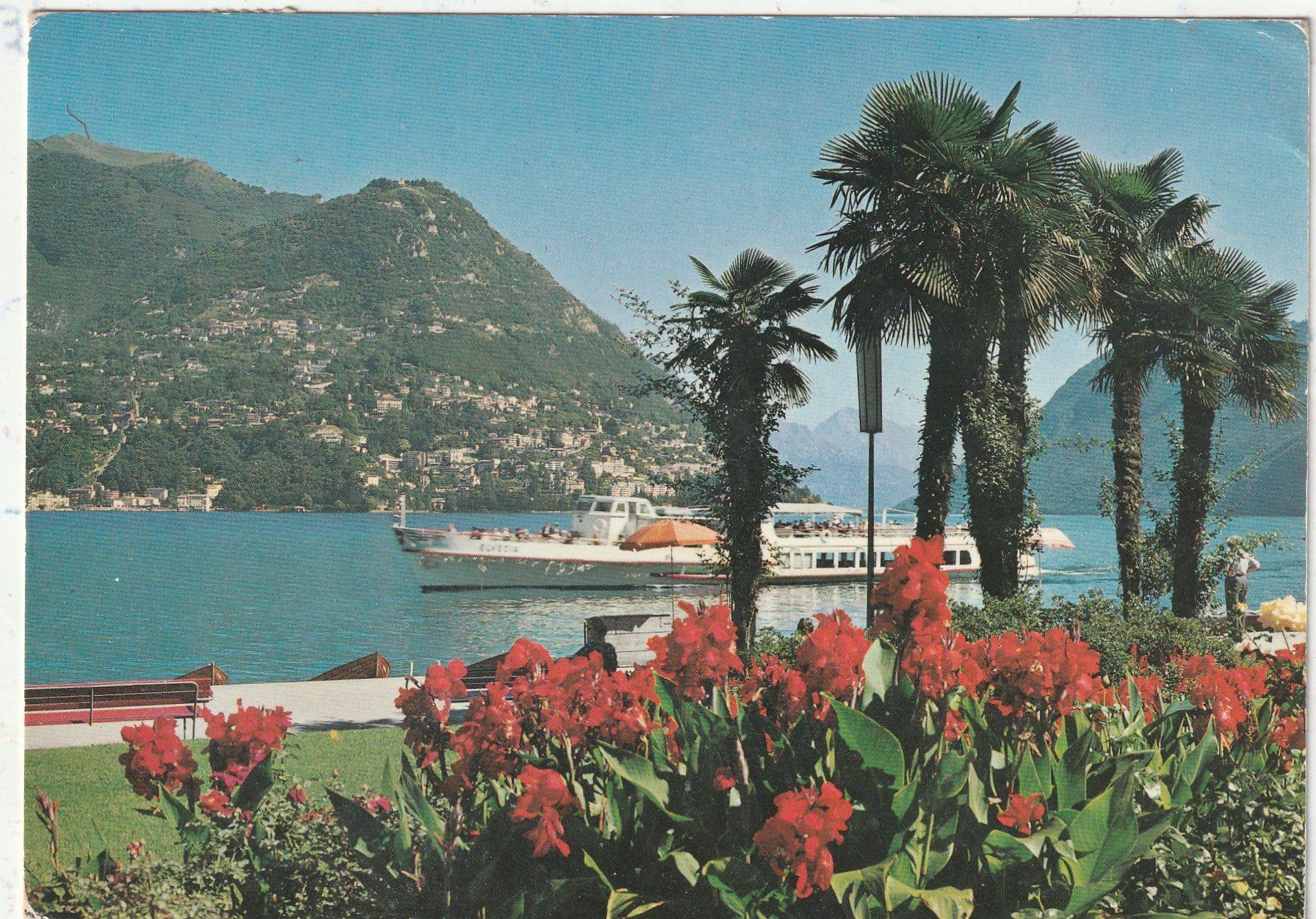 Cartoline postali: Schiff auf Luganersee – Usato da Lumbrein venduto da made02