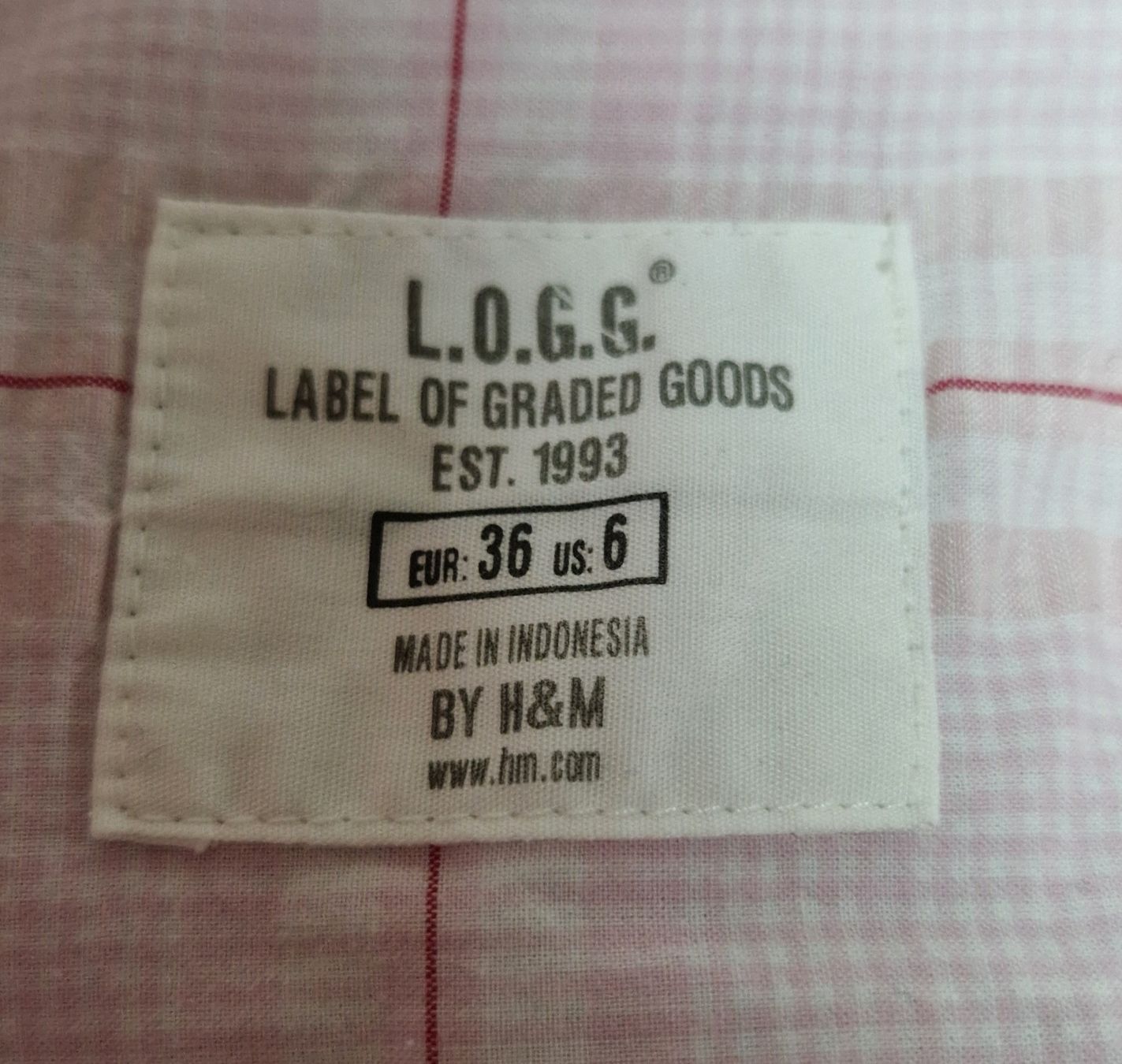 H&M Blusen: H&M Hemd (Gr. 36 / rosa kariert) – Gebraucht aus Hettlingen von _.ch_ 4