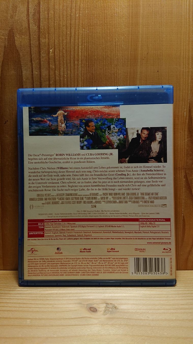 Tutti i DVDs: HINTER DEM HORIZONT Blu-Ray mit Robin Williams – Usato da Wilderswil venduto da Exebub 1