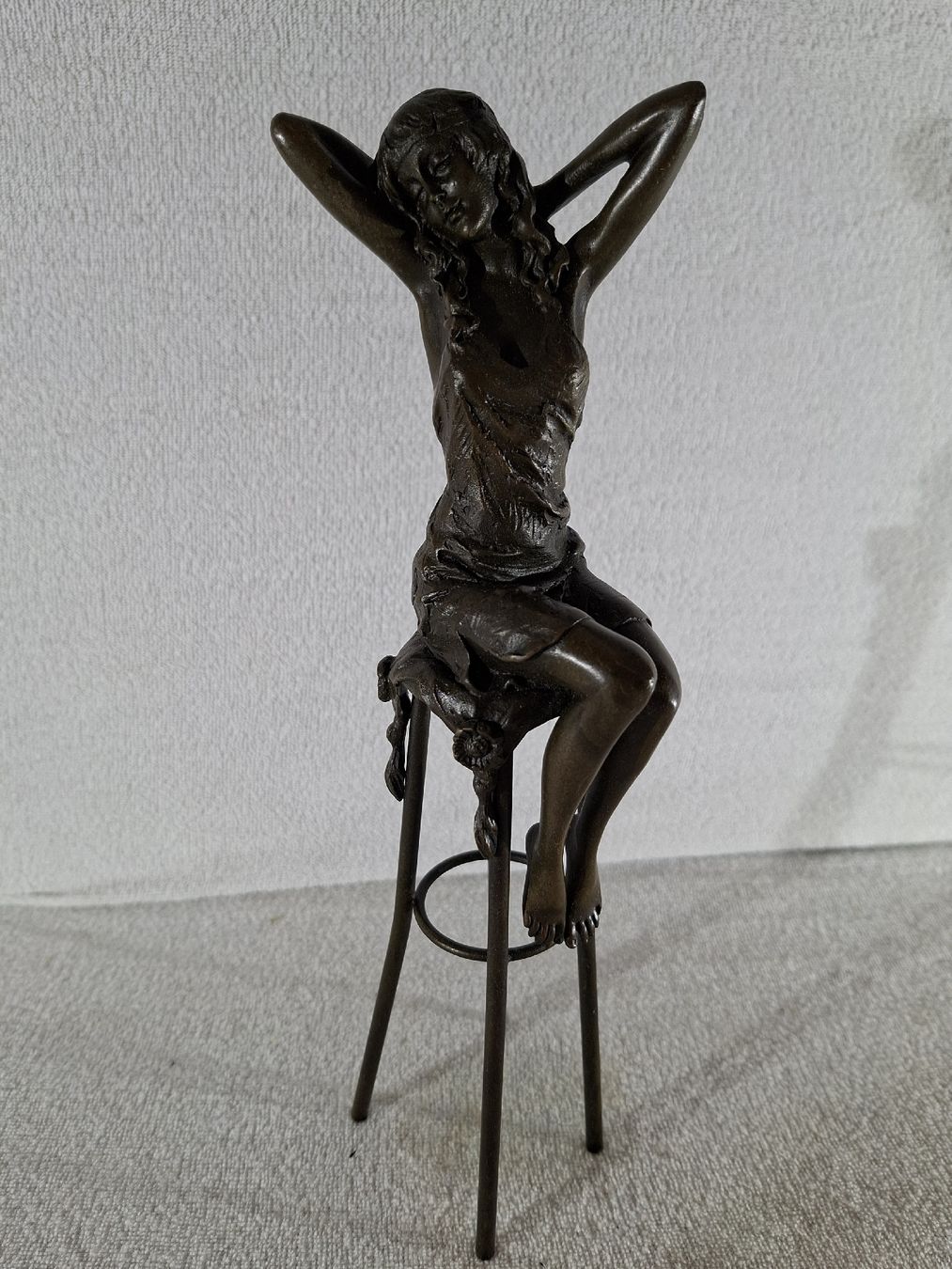 Sculture & Statue: Bronze Dame auf Stuhl  – Usato da Grindelwald venduto da carro5