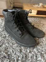 Schwarze Timberland Schnürboots