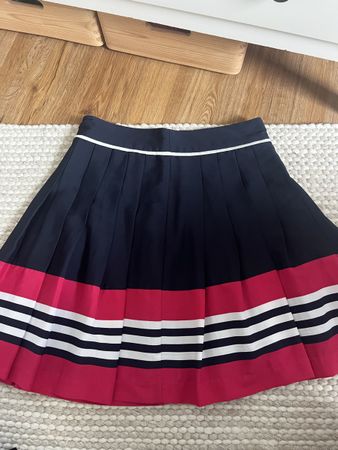 Tommy Hilfiger Rock mit Falten blau rot weiss 