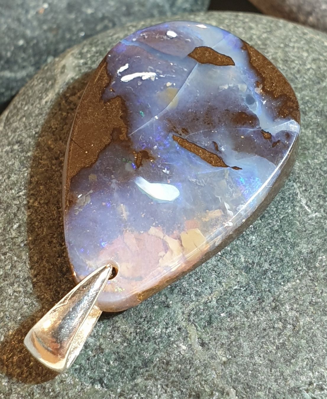 Ciondoli: Anhänger Boulder Opal. – Nuovo (secondo la descrizione) da Niederbüren venduto da Raphael014 1