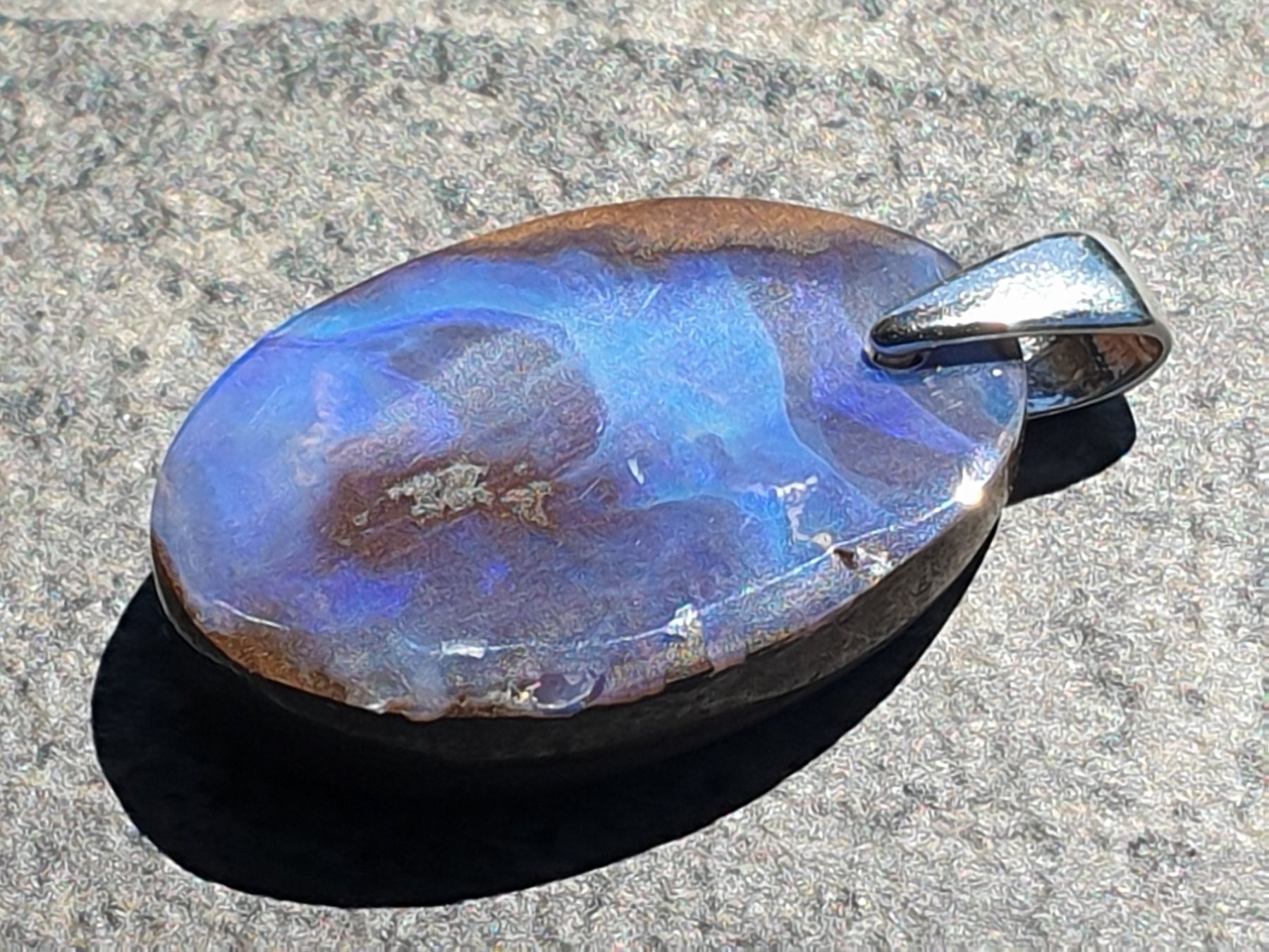 Ciondoli: Anhänger Boulder Opal. – Nuovo (secondo la descrizione) da Niederbüren venduto da Raphael014 1