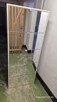Schuhschrank weiss mit Spiegel 5 Klappen