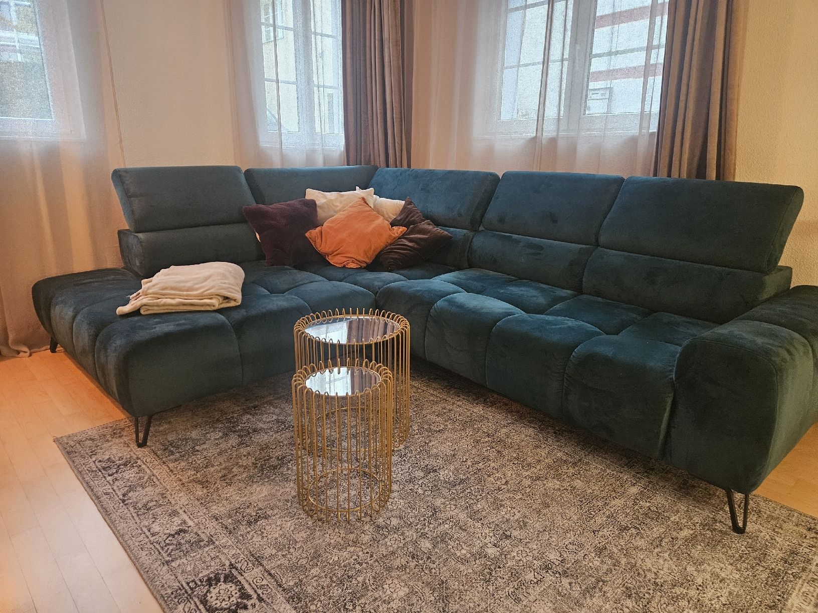 Divani: Ecksofa / Wohnlandschaft / Sofa smaragdgrün – Usato da Arbon venduto da NinaD1987 2